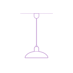 Fixtures Pendant Lights Kaiser Idell Pendant Line Art Svg Vector, Free Vectors File